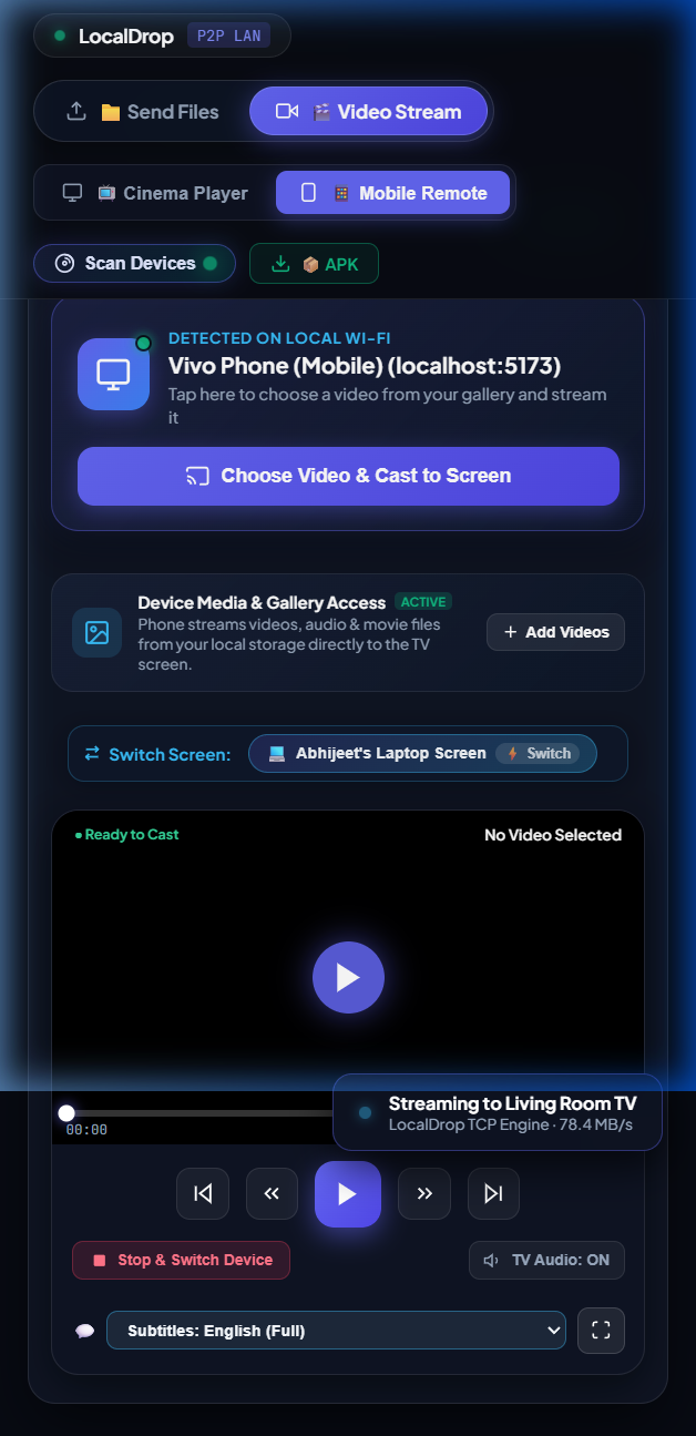 Mobile Controller